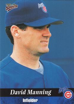 1999 Multi-Ad Iowa Cubs #14 David Manning Front