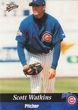 1999 Multi-Ad Iowa Cubs #22 Scott Watkins Front