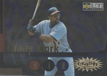 1998 Collector's Choice - You Crash the Game Exchange #CG4 Tony Clark Front