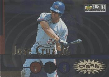 1998 Collector's Choice - You Crash the Game Exchange #CG23 Jose Cruz Jr. Front