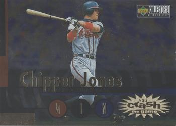 1998 Collector's Choice - You Crash the Game Exchange #CG27 Chipper Jones Front