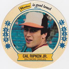 1989 Master Bread Discs #12 Cal Ripken Jr. Front