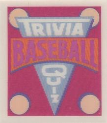1988 Sportflics - Team Logo Trivia #2 Trivia Baseball Quiz Front