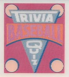 1988 Sportflics - Team Logo Trivia #3 Trivia Baseball Quiz Front