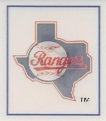 1988 Sportflics - Team Logo Trivia #39 Texas Rangers Front