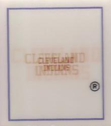 1988 Sportflics - Team Logo Trivia #70 Cleveland Indians Front