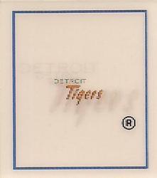 1988 Sportflics - Team Logo Trivia #90 Detroit Tigers Front