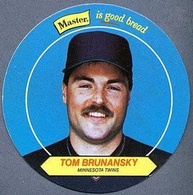 1988 Master Bread Discs Minnesota Twins #NNO Tom Brunansky Front