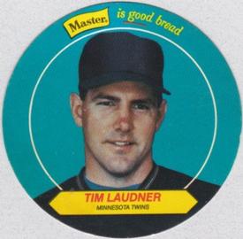 1988 Master Bread Discs Minnesota Twins #NNO Tim Laudner Front