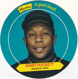 1988 Master Bread Discs Minnesota Twins #NNO Kirby Puckett Front