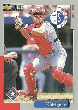 1998 Collector's Choice - Series One Blaster Jumbo 5x7 #249 Ivan Rodriguez Front