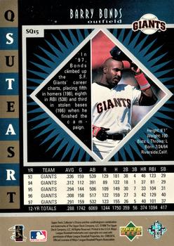 1998 Collector's Choice - StarQuest Double #SQ15 Barry Bonds Back