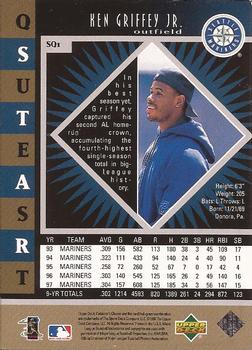 1998 Collector's Choice - StarQuest Single #SQ1 Ken Griffey Jr.  Back