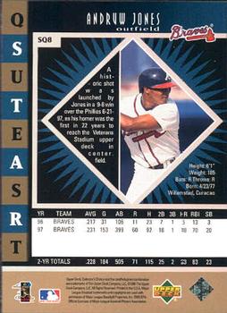 1998 Collector's Choice - StarQuest Single #SQ8 Andruw Jones  Back