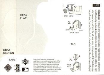 1998 Collector's Choice - Mini Bobbing Heads #2 Travis Lee Back