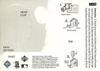 1998 Collector's Choice - Mini Bobbing Heads #10 Frank Thomas Back