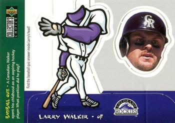1998 Collector's Choice - Mini Bobbing Heads #13 Larry Walker Front