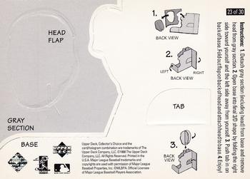 1998 Collector's Choice - Mini Bobbing Heads #23 Tony Gwynn Back