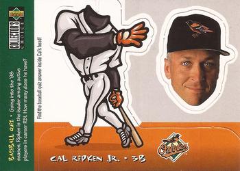 1998 Collector's Choice - Mini Bobbing Heads #6 Cal Ripken Jr. Front