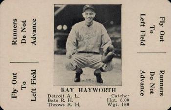 1936 S&S Games The National Game #NNO Ray Hayworth Front