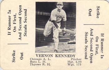 1936 S&S Games The National Game #NNO Vern Kennedy Front