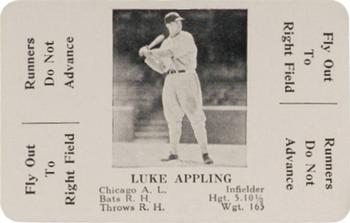 1936 S&S Games The National Game #NNO Luke Appling Front