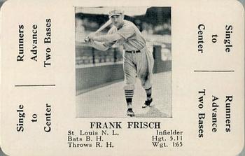 1936 S&S Games The National Game #NNO Frank Frisch Front