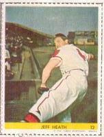 1949 Eureka Sportstamps #12 Jeff Heath Front