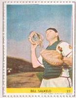 1949 Eureka Sportstamps #23 Bill Salkeld Front