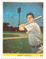1949 Eureka Sportstamps #66 Andy Pafko Front