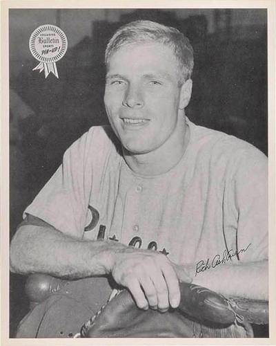 1950 Philadelphia Bulletin Pin-Ups Philadelphia Phillies #NNO Richie Ashburn Front