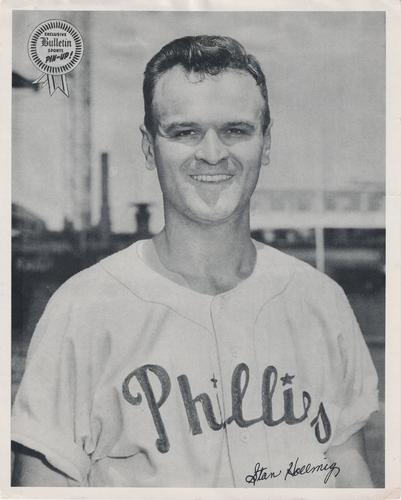 1950 Philadelphia Bulletin Pin-Ups Philadelphia Phillies #NNO Stan Hollmig Front