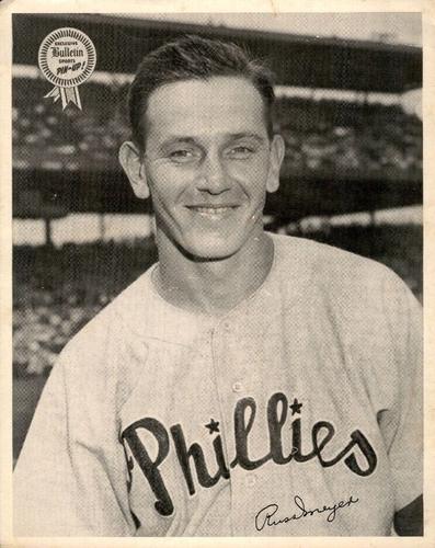 1950 Philadelphia Bulletin Pin-Ups Philadelphia Phillies #NNO Russ Meyer Front