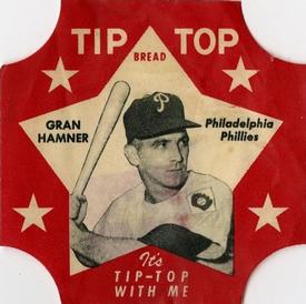 1952 Tip Top Bread Labels #NNO Gran Hamner Front