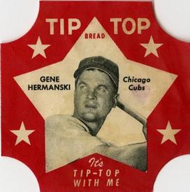 1952 Tip Top Bread Labels #NNO Gene Hermanski Front