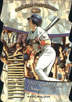 1998 Donruss Preferred - Title Waves #29 Paul Molitor Front