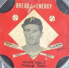 1953 Northland Bread Labels #NNO Howie Pollet Front