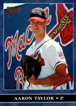 1999 Multi-Ad Macon Braves #NNO Aaron Taylor Front