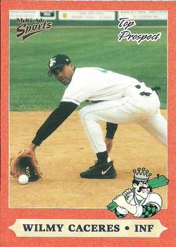 1999 Multi-Ad Midwest League Top Prospects Update #9 Wilmy Caceres Front