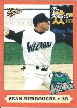 1999 Multi-Ad Midwest League Top Prospects Update #10 Sean Burroughs Front