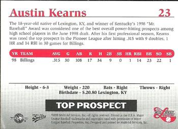 1999 Multi-Ad Midwest League Top Prospects Update #23 Austin Kearns Back