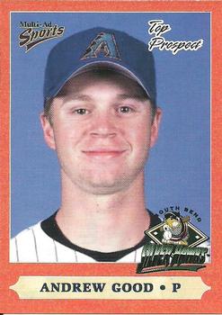 1999 Multi-Ad Midwest League Top Prospects Update #25 Andrew Good Front