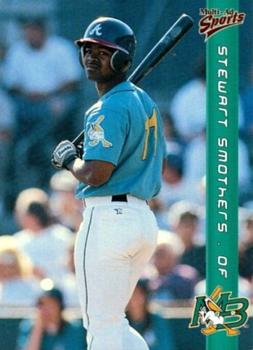 1999 Multi-Ad Myrtle Beach Pelicans #23 Stewart Smothers Front