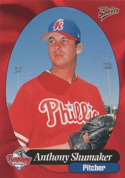 1999 Multi-Ad Reading Phillies Update #10 Anthony Shumaker Front