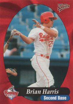 1999 Multi-Ad Reading Phillies Update #16 Brian Harris Front