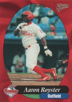 1999 Multi-Ad Reading Phillies Update #22 Aaron Royster Front