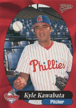 1999 Multi-Ad Reading Phillies Update #24 Kyle Kawabata Front