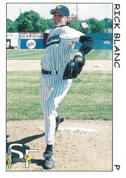 1999 Multi-Ad Sioux Falls Canaries #NNO Rick Blanc Front