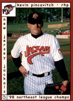 1999 Warning Track New Jersey Jackals #6 Kevin Pincavitch Front
