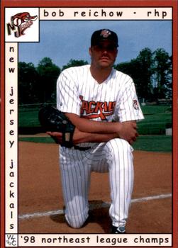 1999 Warning Track New Jersey Jackals #14 Bob Reichow Front